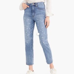 J. Crew Point Sur Shoreditch Straight Jean in Painted Sky Wash size 24